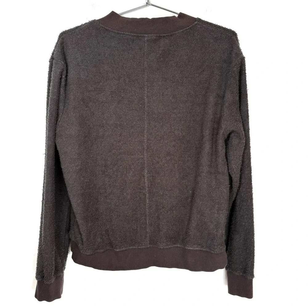 ROBERT GELLER Men's Small Brown Textured Bomber Jacket Size S